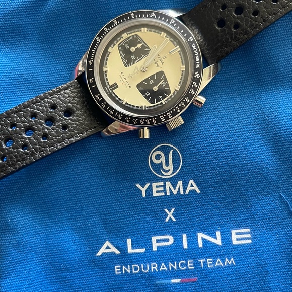 Yema Panda Alpine Team Le Mans Edition Watch Made in France 🇫🇷 - Picture 2 of 9